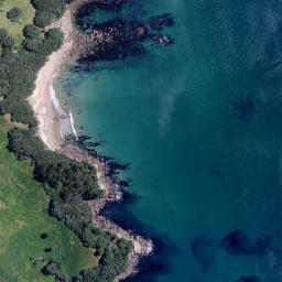 Satellite imagery of Omarupotiki Point, NZ