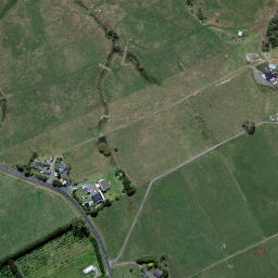 Satellite imagery of Miranda Redoubt, NZ