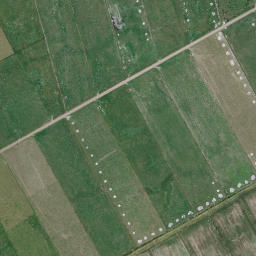 Satellite imagery of Miranda Redoubt, NZ