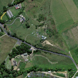 Satellite imagery of Miranda Redoubt, NZ