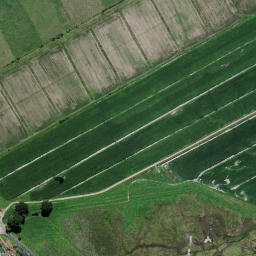 Satellite imagery of Miranda Redoubt, NZ