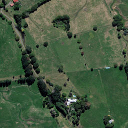 Satellite imagery of Esk Redoubt, NZ