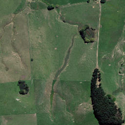 Satellite imagery of Esk Redoubt, NZ