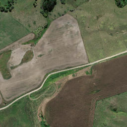 Satellite imagery of Miranda Redoubt, NZ