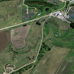 Satellite imagery of Miranda Redoubt, NZ