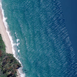 Satellite imagery of Patuhamo Point, NZ