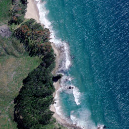 Satellite imagery of Patuhamo Point, NZ