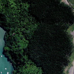 Satellite imagery of Te Puia Point, NZ