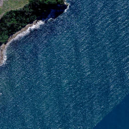 Satellite imagery of Te Puia Point, NZ