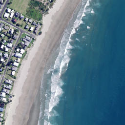 Satellite imagery of Waikaukau Point, NZ