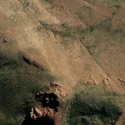 Satellite imagery of Cerro Colo, AR