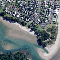 Satellite imagery of Waikaukau Point, NZ