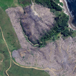 Satellite imagery of Te Karetu Point, NZ