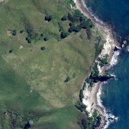 Satellite imagery of Te Papiri Point, NZ