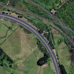 Satellite imagery of Koheroa Redoubt, NZ