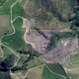 Satellite imagery of Te Papiri Point, NZ