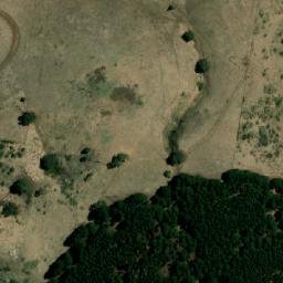 Satellite imagery of Mount Franklin, AU