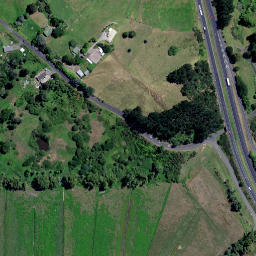 Satellite imagery of Koheroa Redoubt, NZ