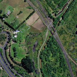 Satellite imagery of Koheroa Redoubt, NZ