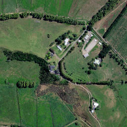 Satellite imagery of Koheroa Redoubt, NZ