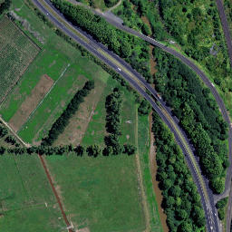 Satellite imagery of Koheroa Redoubt, NZ