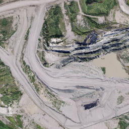 Satellite imagery of Kopako Mine, NZ