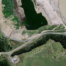 Satellite imagery of Kopako Mine, NZ