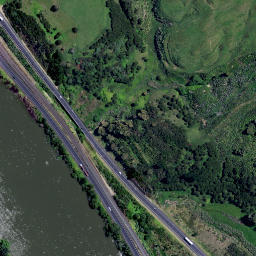 Satellite imagery of Whangamarino Redoubt, NZ