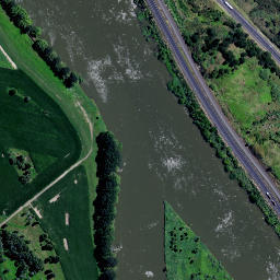 Satellite imagery of Whangamarino Redoubt, NZ