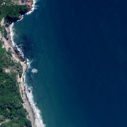 Satellite imagery of Otonga Point, NZ