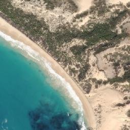 Satellite imagery of Rabelais Peak, AU