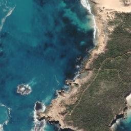 Satellite imagery of Rabelais Peak, AU