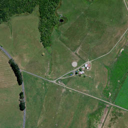 Satellite imagery of Meremere Redoubt, NZ
