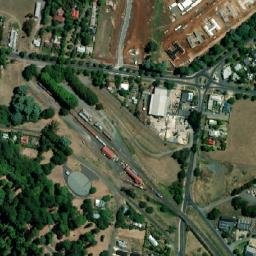 Satellite imagery of Wombat Hill, AU