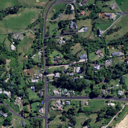 Satellite imagery of Martha Gold Mine, NZ
