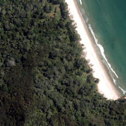 Satellite imagery of Rapatiotio Point, NZ