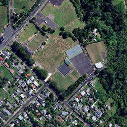 Satellite imagery of Martha Gold Mine, NZ