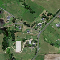 Satellite imagery of Rangiriri Pa, NZ