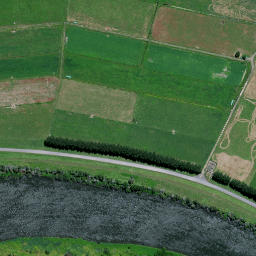 Satellite imagery of Rangiriri Pa, NZ