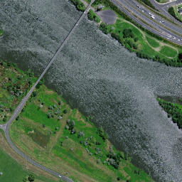 Satellite imagery of Te Wheoro Redoubt, NZ