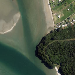 Satellite imagery of Papatu Point, NZ