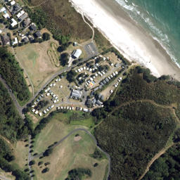 Satellite imagery of Papatu Point, NZ
