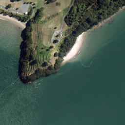 Satellite imagery of Papatu Point, NZ