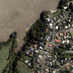 Satellite imagery of Tanners Point, NZ