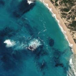 Satellite imagery of Cape Martin, AU