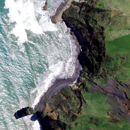 Satellite imagery of Ngatutura Point, NZ