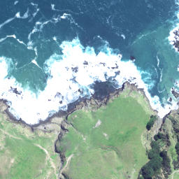 Satellite imagery of Te Whakatiri Point, NZ