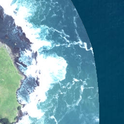 Satellite imagery of Lottin Point, NZ