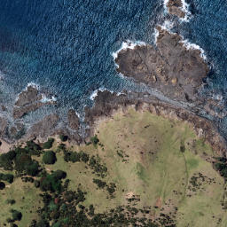 Satellite imagery of Potikirua Point, NZ