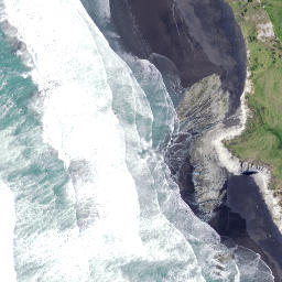 Satellite imagery of Oharura Point, NZ